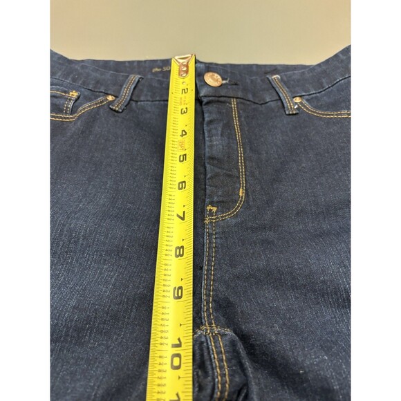 Chicos Dark Wash The So Lifting Crop Jeans Size 0.5 (6 - 30/23) Straight Stretch - Picture 13 of 13